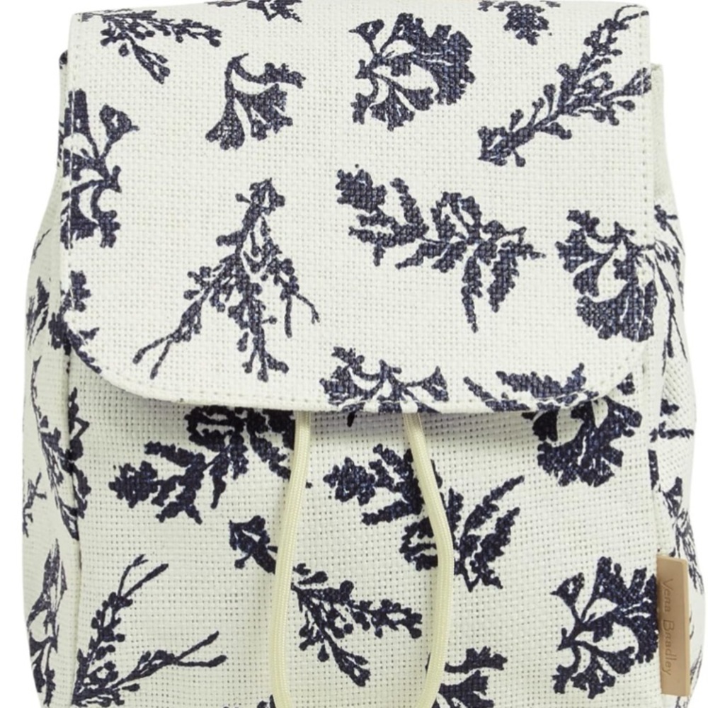 Vera Bradley Navy Floral Backpack